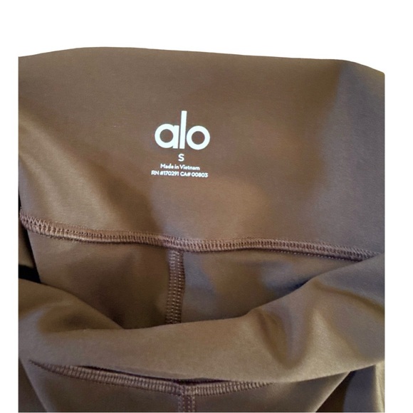 ALO Yoga High Waist Airlift Legging Yoga Espresso Brown Leggings Size Small 4-6 - Picture 6 of 6